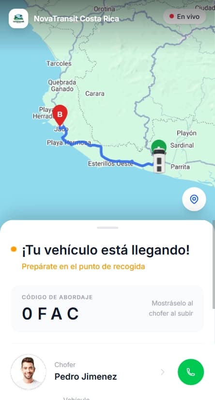 Seguimiento GPS en tiempo real de un bus para el pasajero